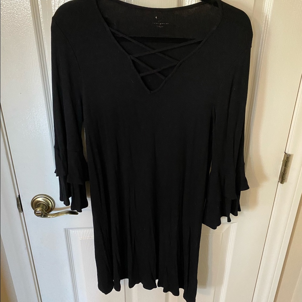 Francesca’s Black Tunic Dress | Size Large